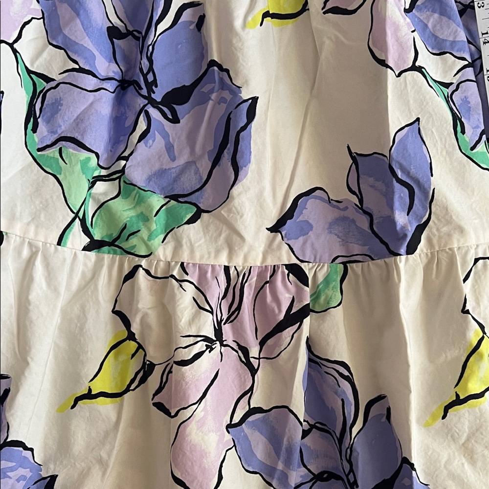 🌸 A New Day Floral One-Shoulder Crop Top & Tiered Skirt Set w/ Pockets | Size M - Picture 10 of 13